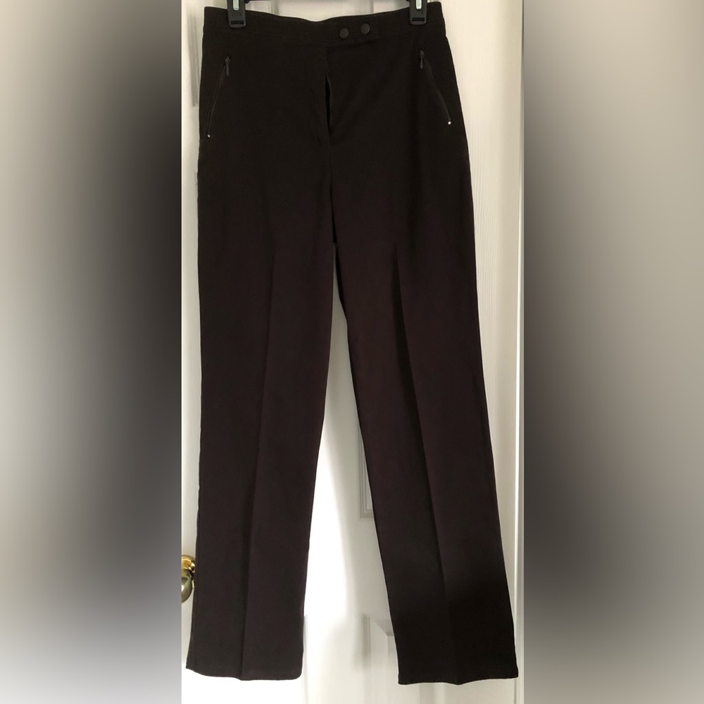 Cleo Women’s Chocolate Brown Brushed Cotton Pants Size 6